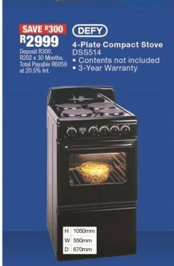 4 plate stove price at ok furniture